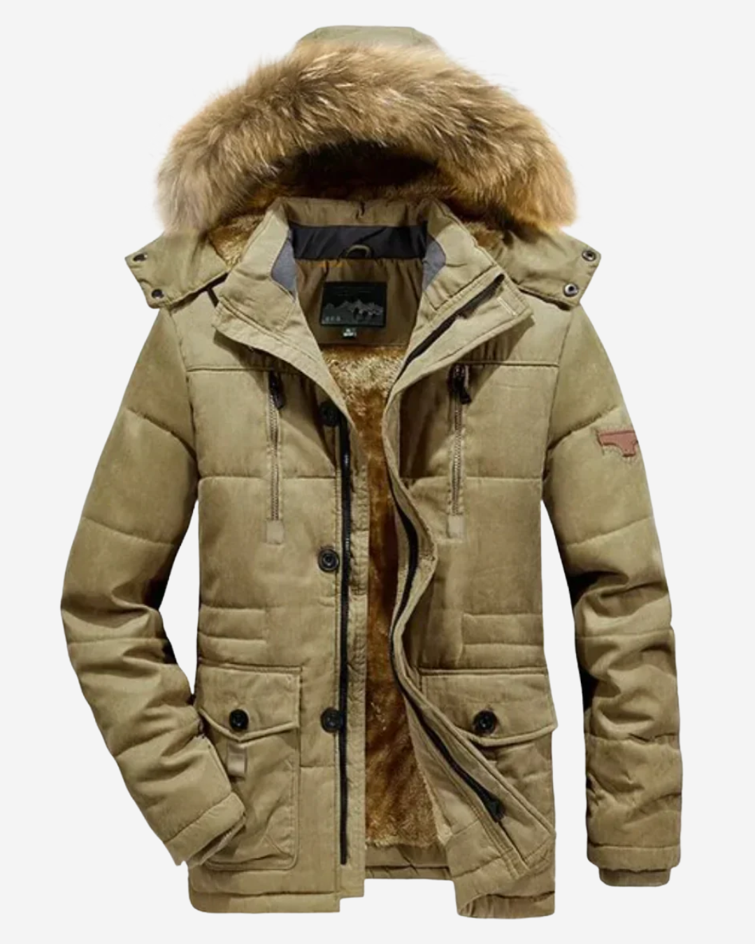 Steve | Men's Parka Jacket Quilted Insulated