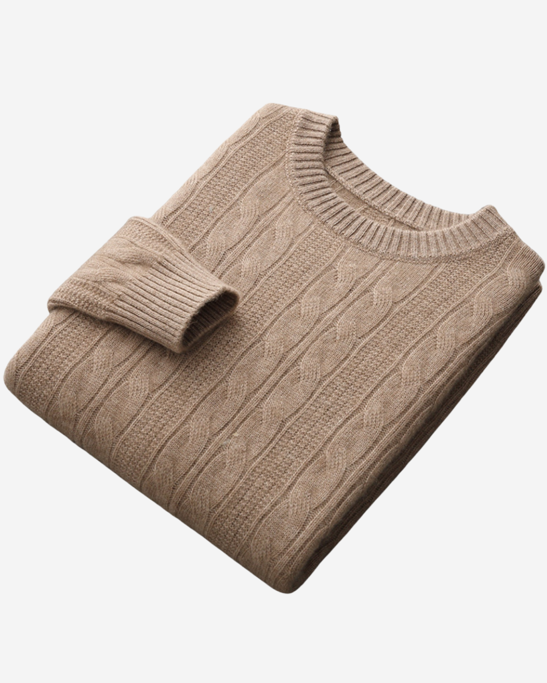 Elijah | Men's Mink Cashmere Knitted Sweater