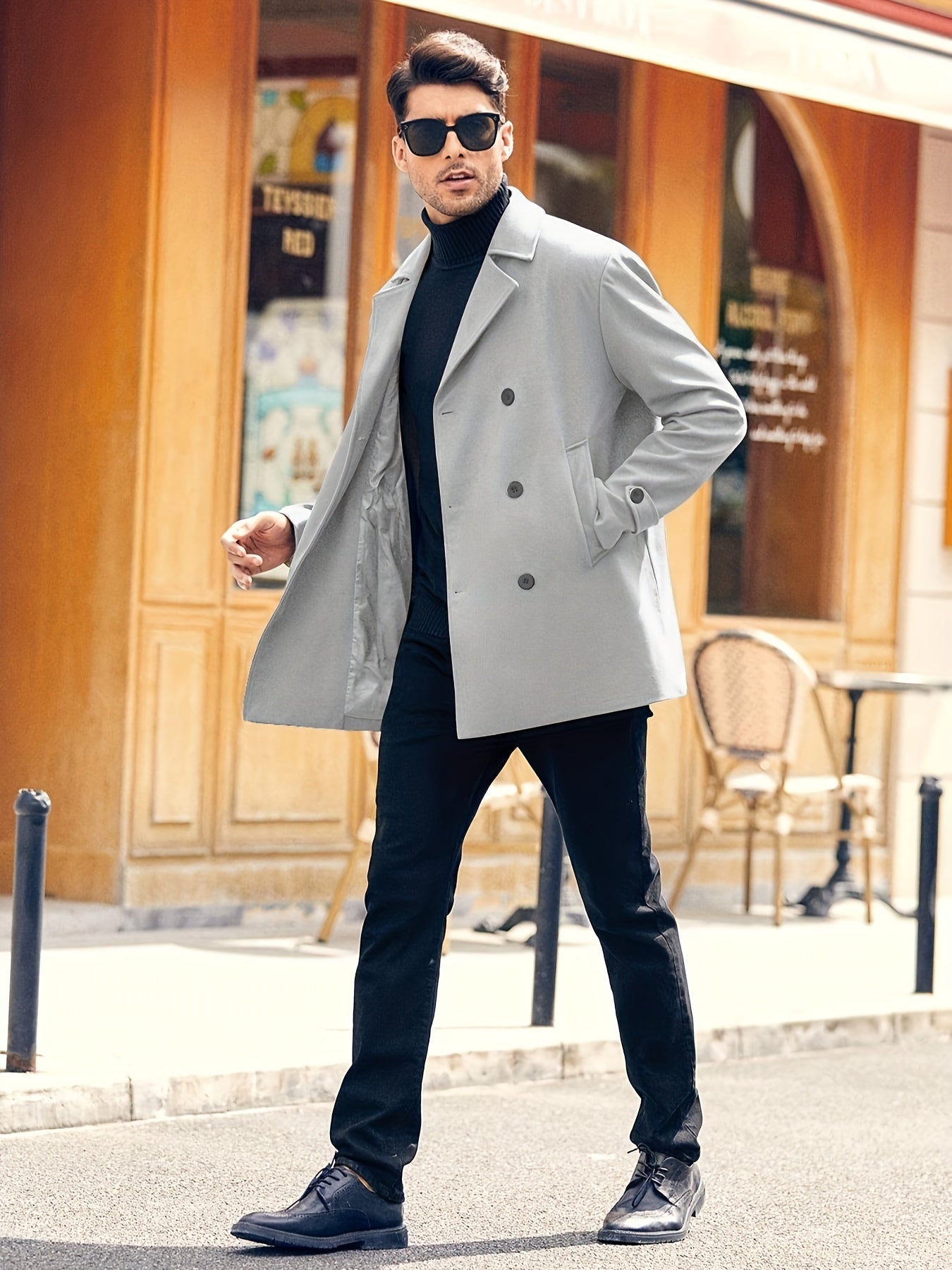 Monte Carlo Classic Wool Trenchcoat – Timeless Elegance & Ultimate Warmth