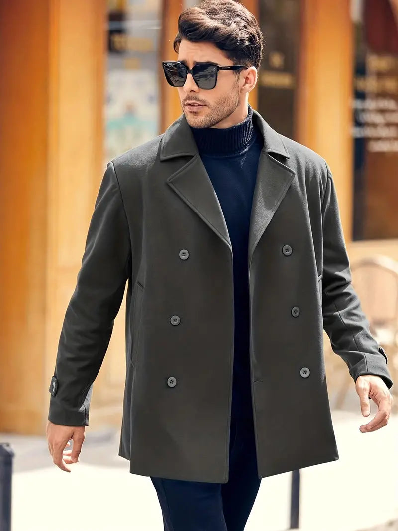 Monte Carlo Classic Wool Trenchcoat – Timeless Elegance & Ultimate Warmth