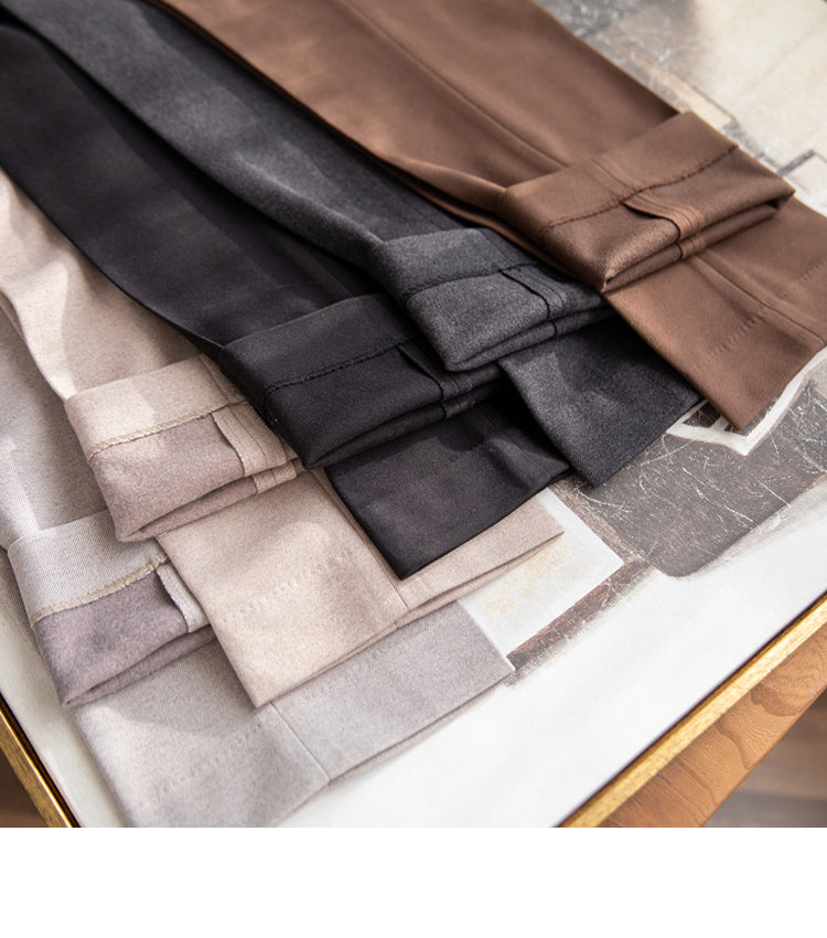 The Milan Commuter Thick Casual Trousers – Comfort & Style for the Modern Traveler