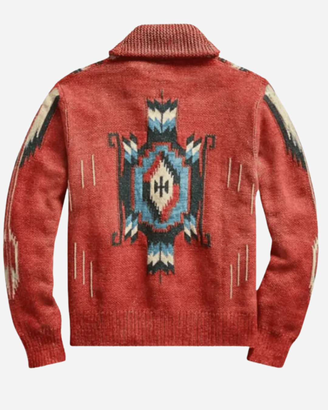 Jaret | Men's Frontier Weave Wool Cardigan