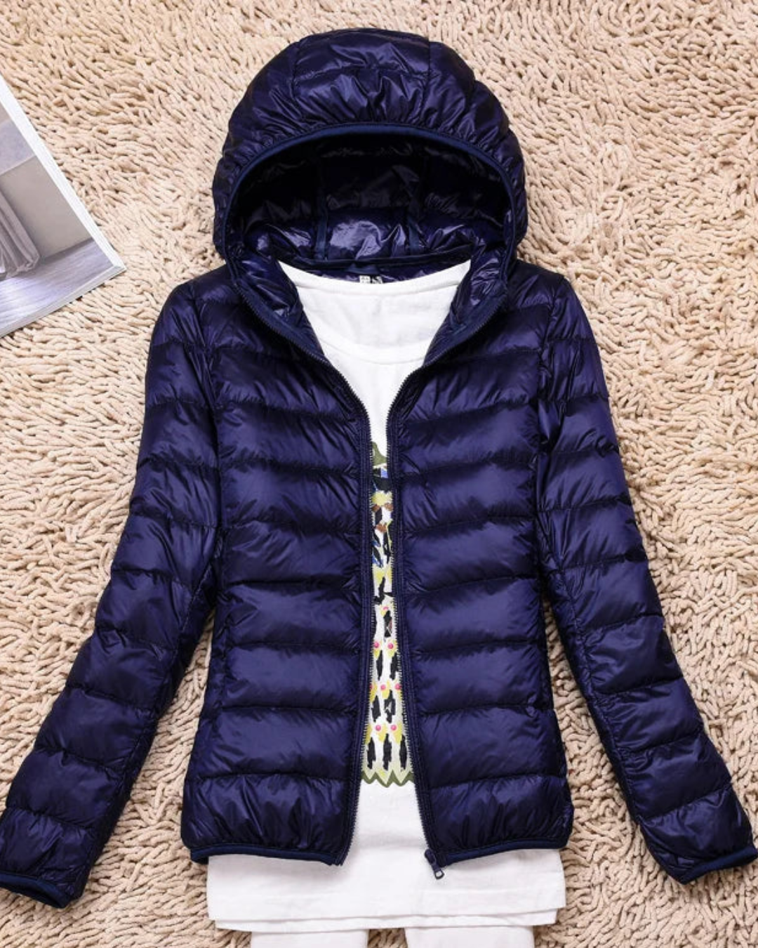 Stella | Women's Quilted Down Jacket with Hood