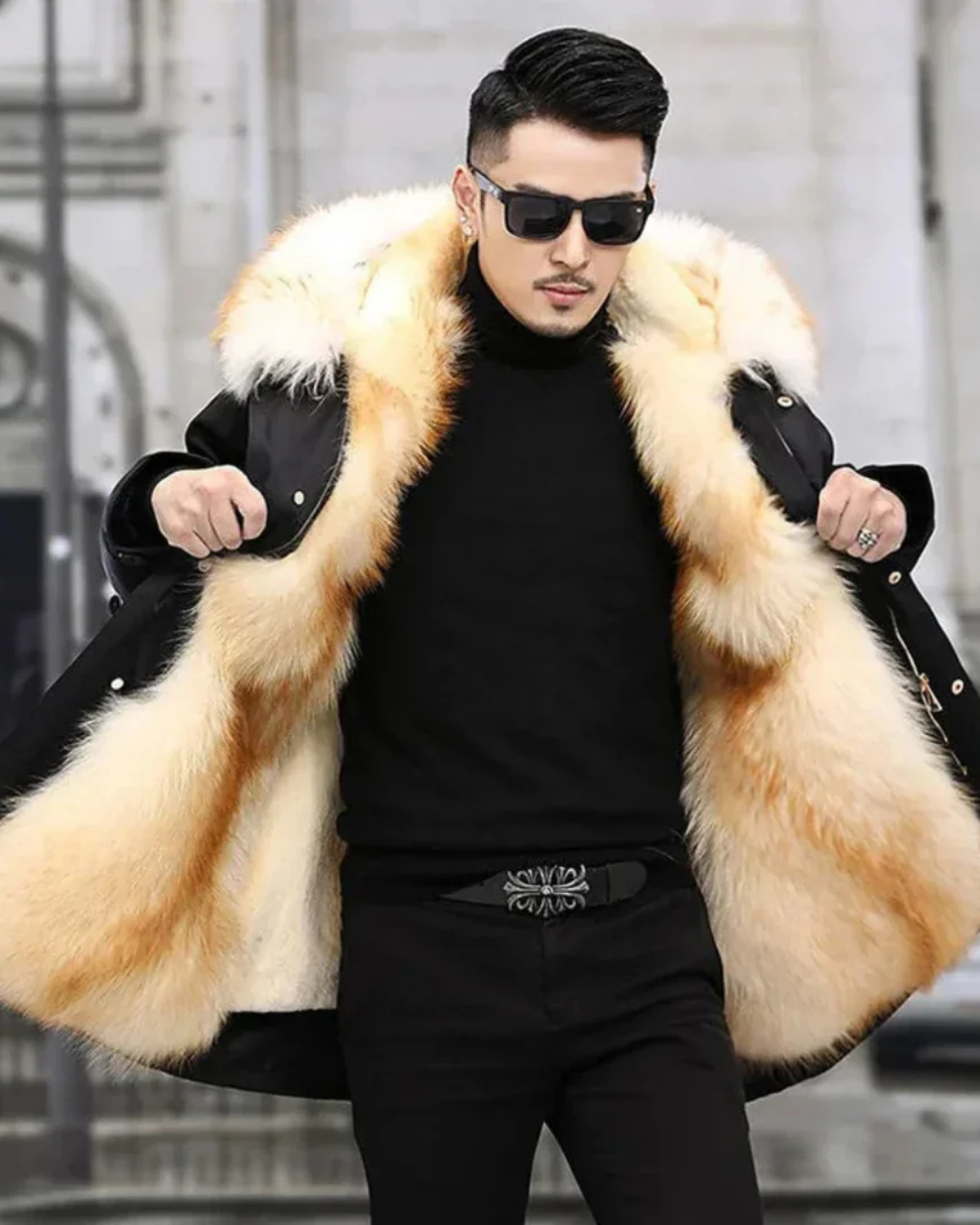 Charles | Men's Parka Jacket Relaxed Fit Fur-Lined