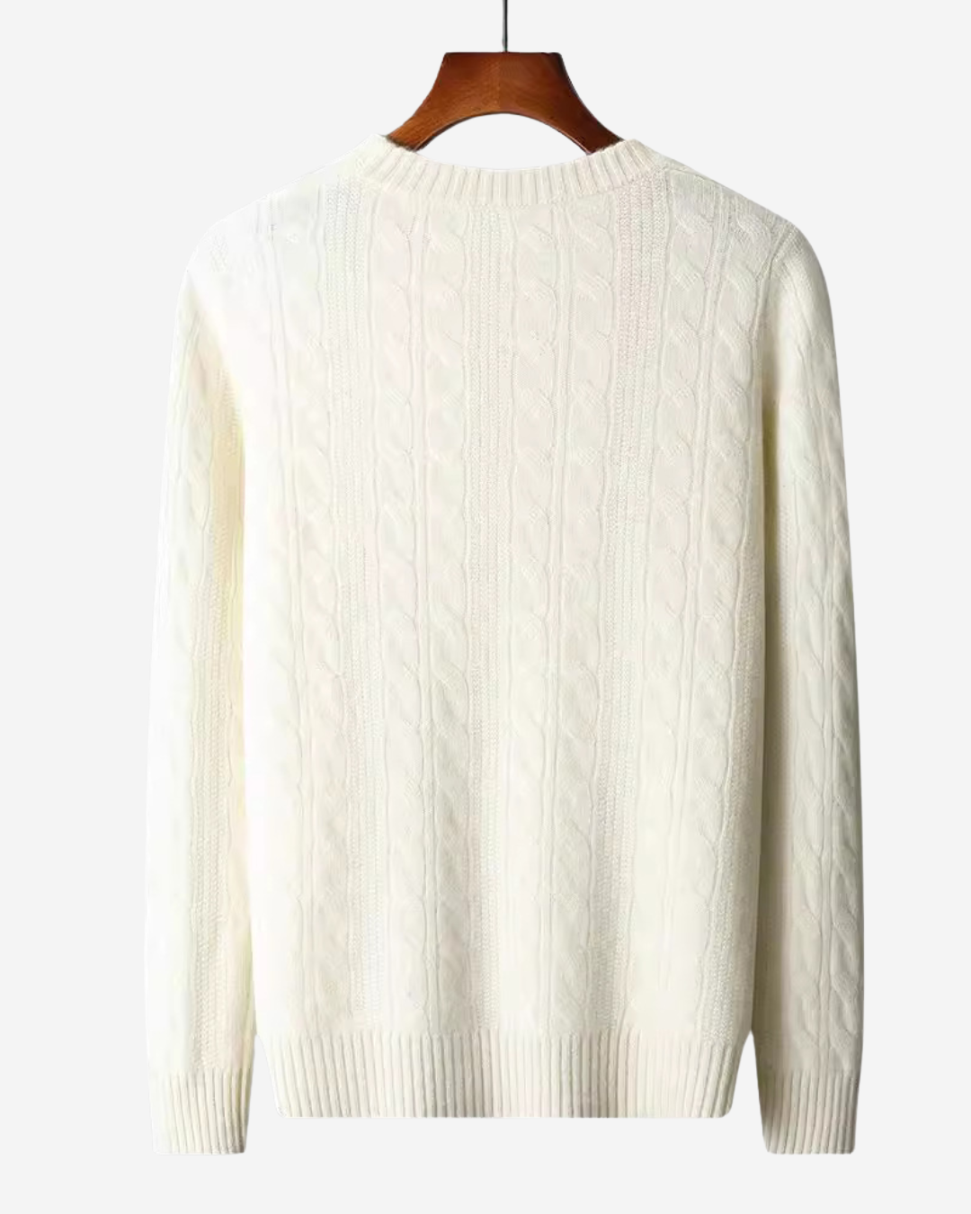Elijah | Men's Mink Cashmere Knitted Sweater