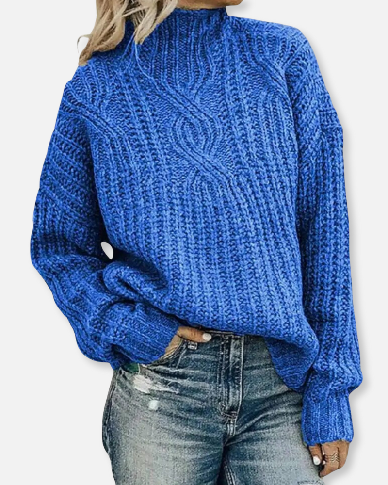 Hudson Chunky Knit Turtleneck – A Cozy Embrace of Warmth and Style