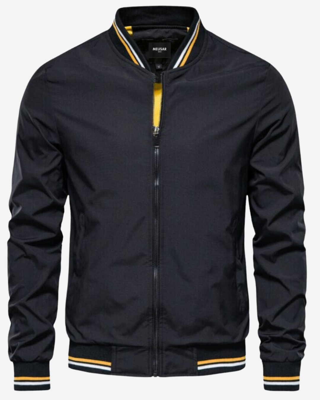 Brandon | Men's Relaxed-Fit Bomber Jacket with Ribbed Cuffs