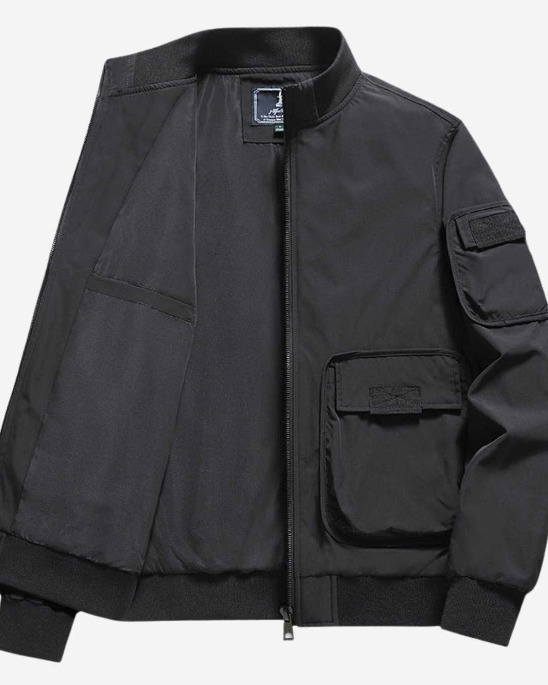 Andres | Men's Bomber Jacket Relaxed Fit with Patch Pockets