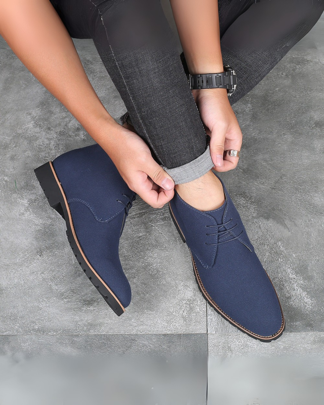Ignacio | Men's Chukka Winter Boots Mid Ankle Minimalist Lace-Up
