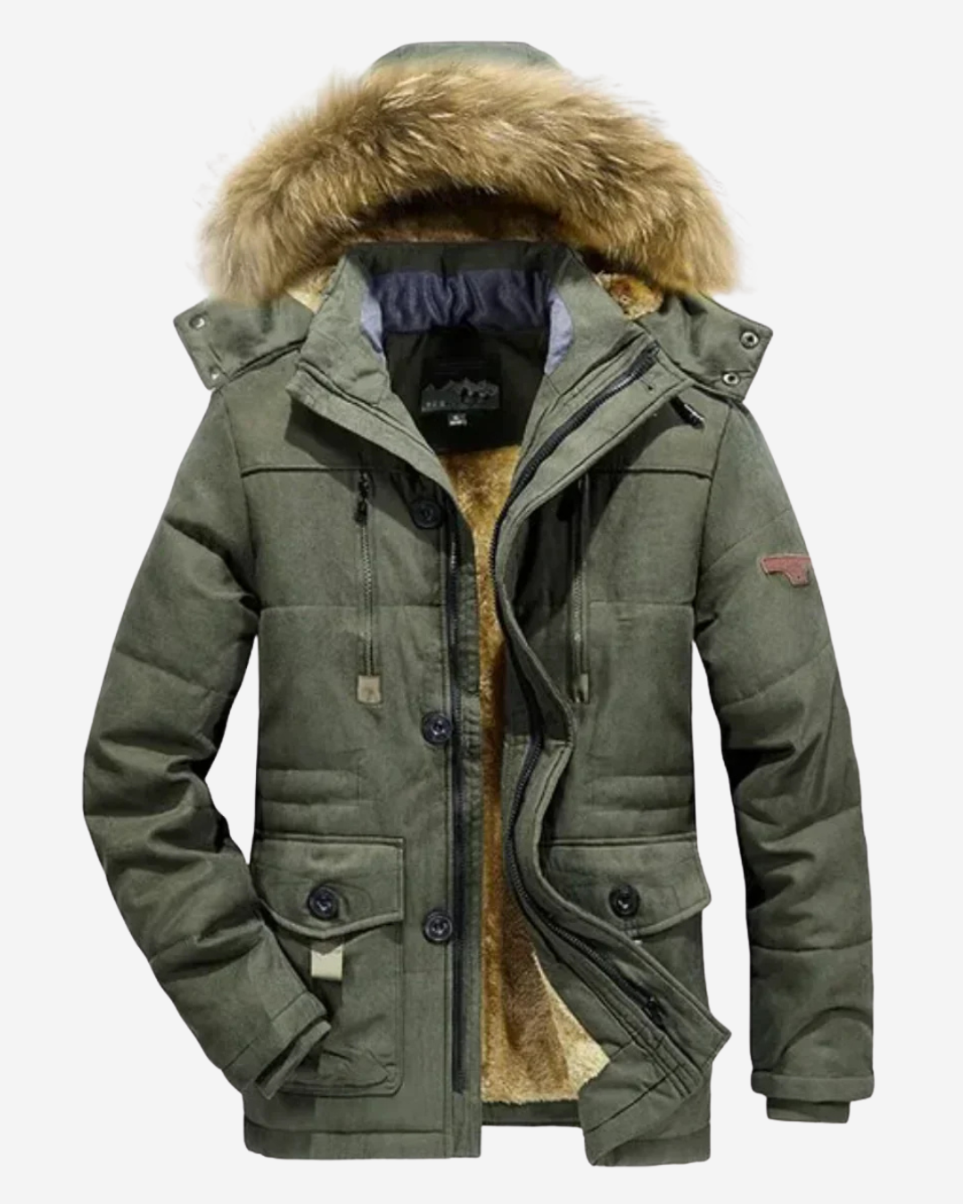 Steve | Men's Parka Jacket Quilted Insulated