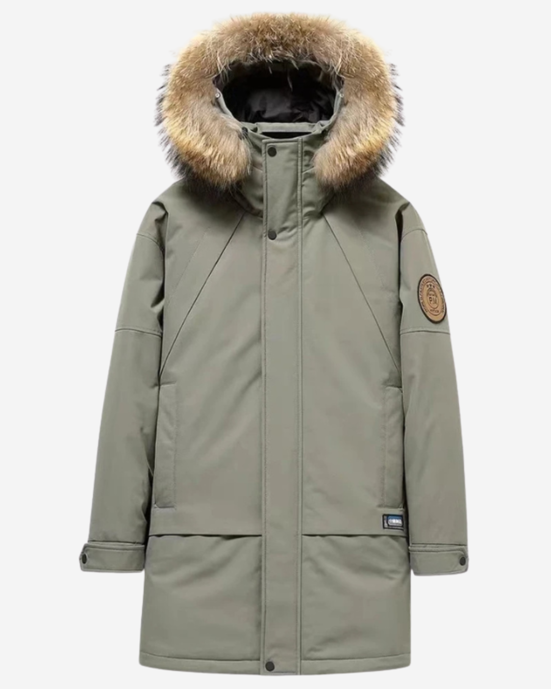 Andrew | Men's Parka Jacket Relaxed Fit Faux Fur Hood