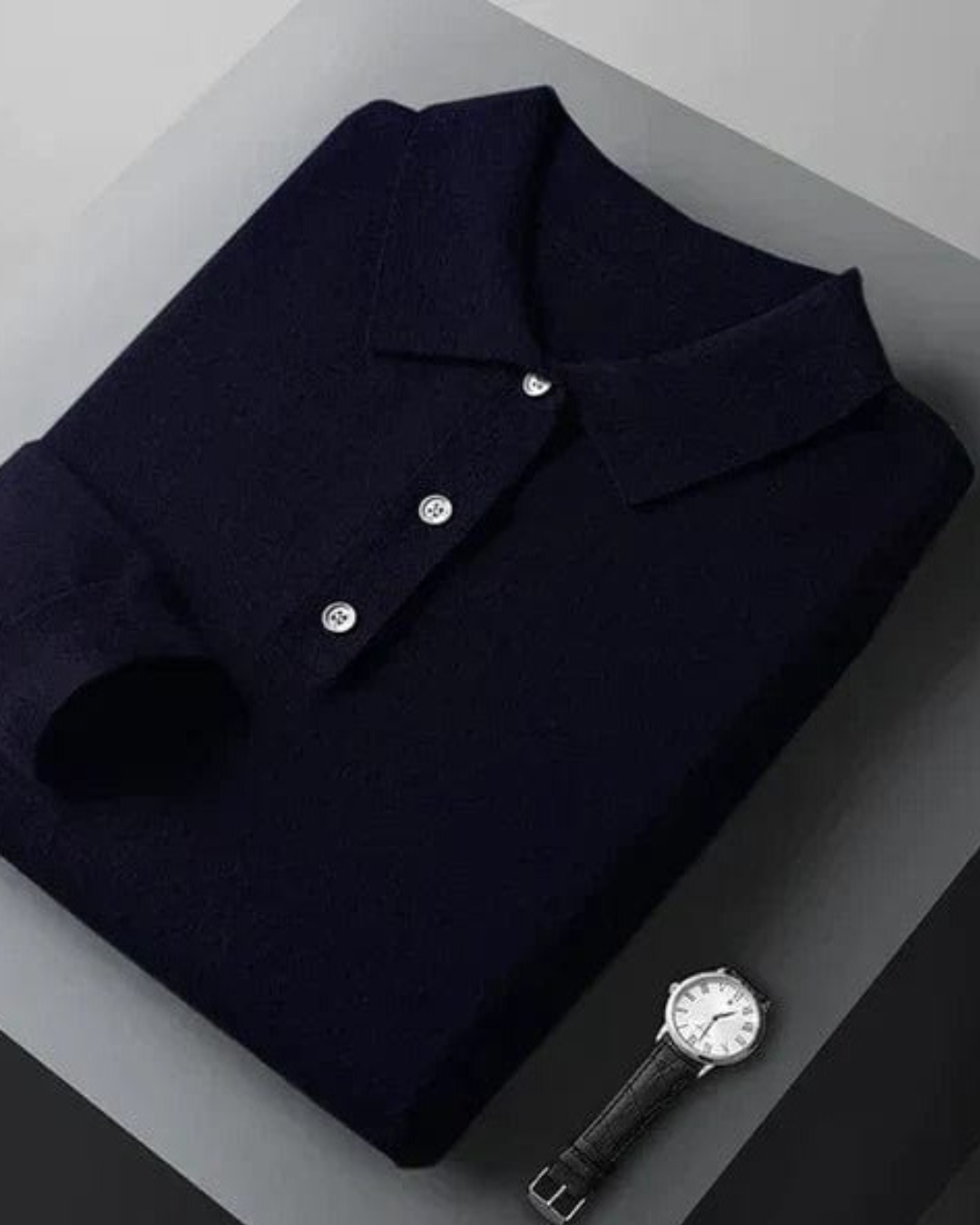 Wally | Men's Longsleeve Cashmere Polo