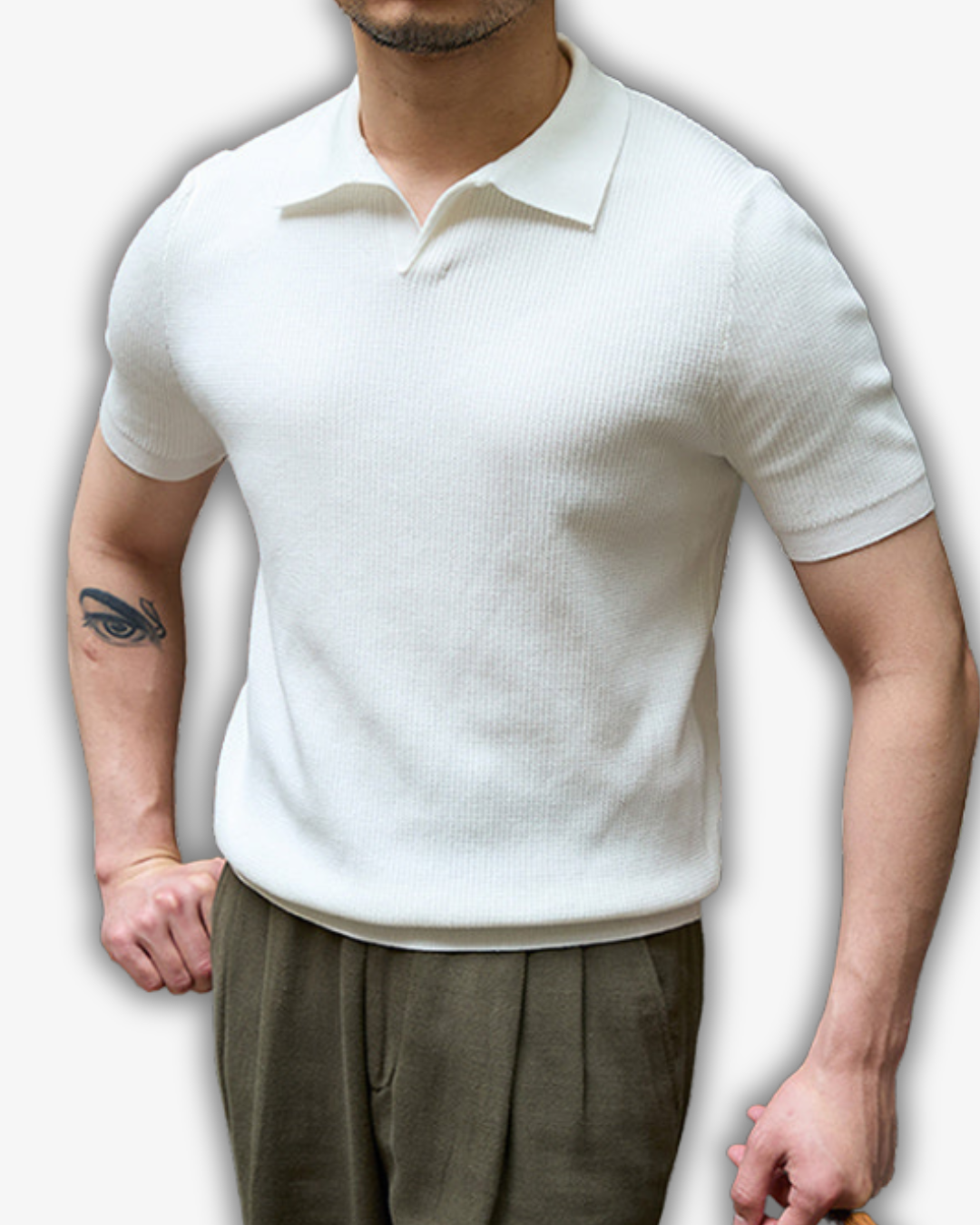 Savile Knit Polo – Refined Comfort & Timeless Sophistication