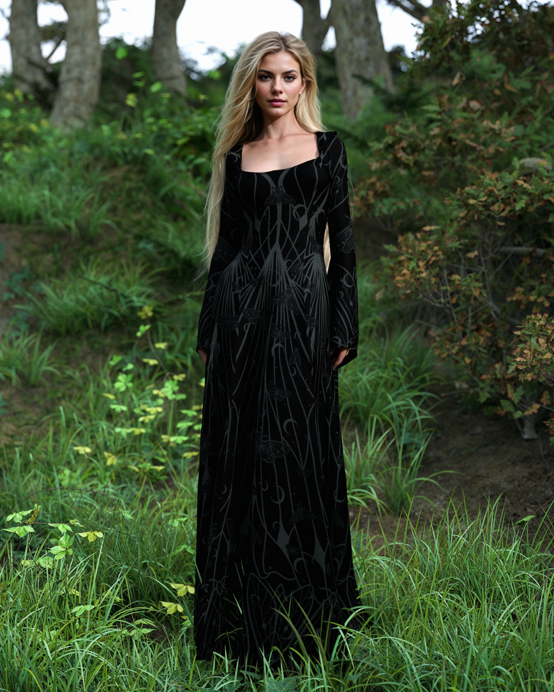 Loreta | Women's New Moon Witcher Halloween Long Dress