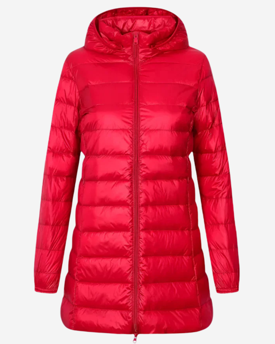 Britanny | Women's Down Jacket Fitted Mid-Thigh Hooded Quilted