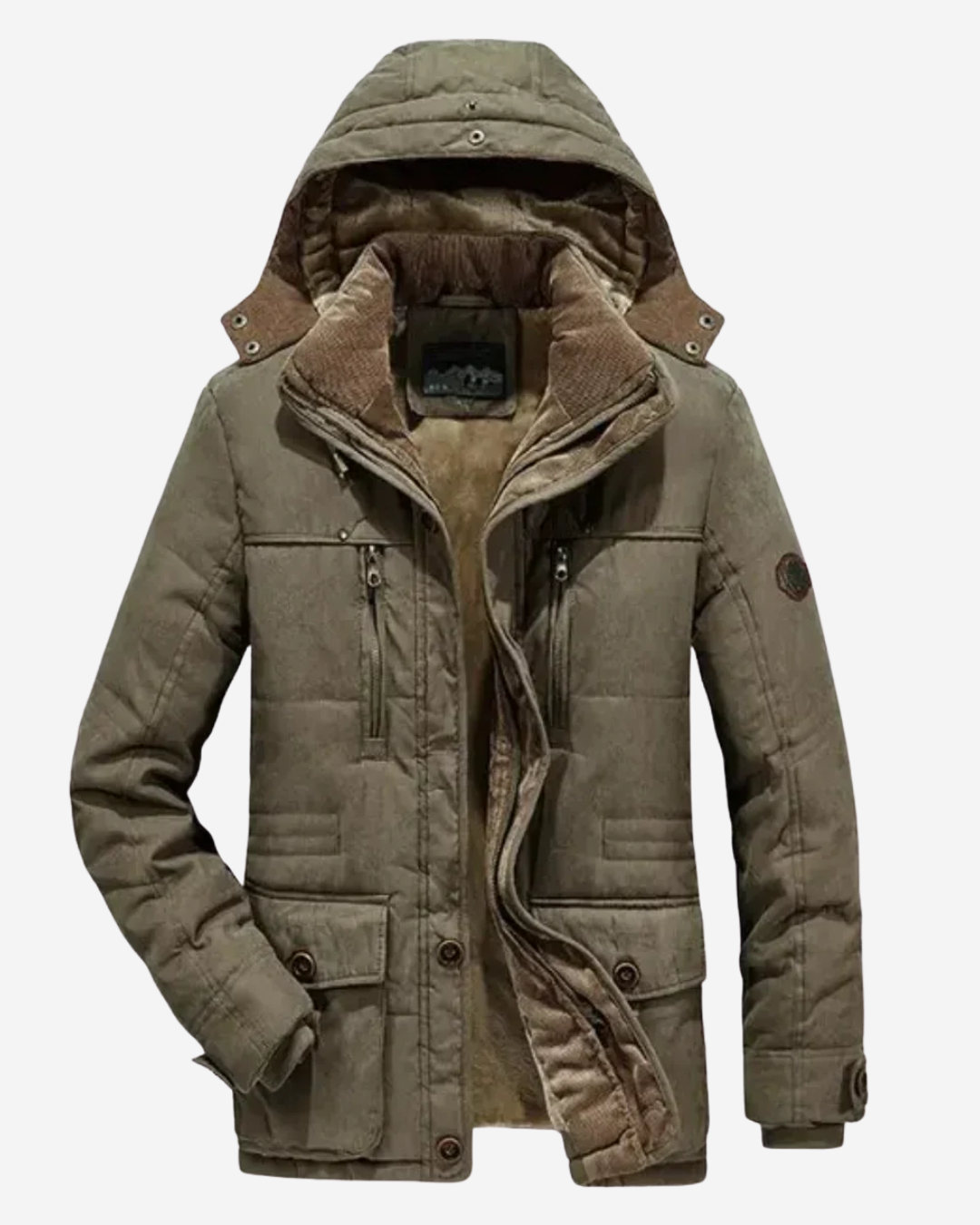 Steve | Men's Parka Jacket Quilted Insulated
