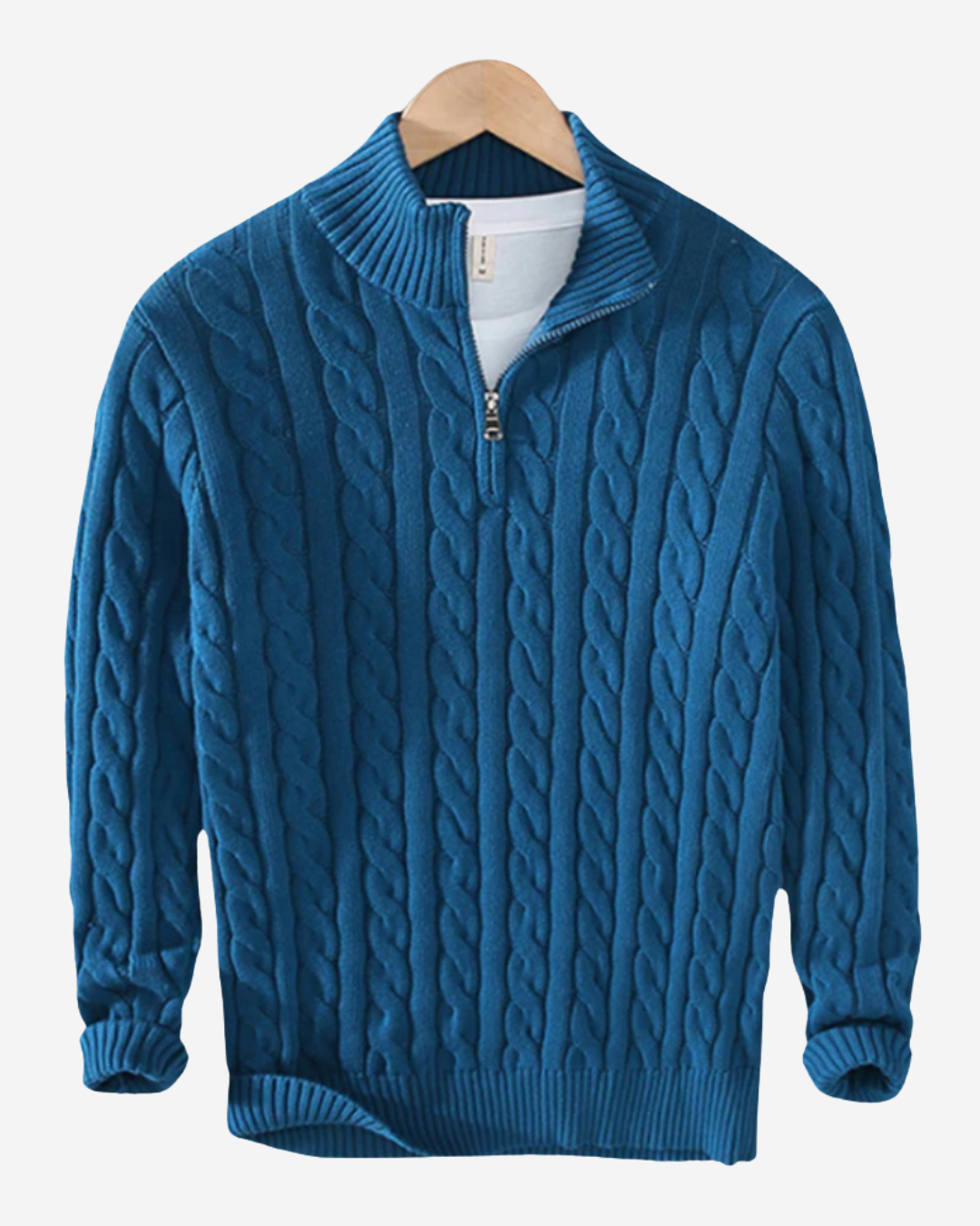 Sandro | Men's Half-Zip Cotton Sweater