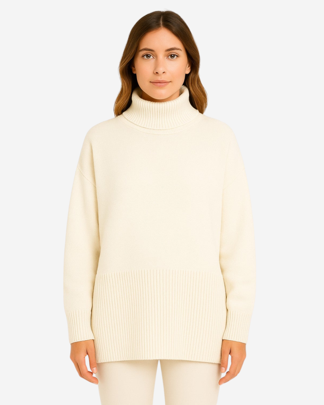 Maureen | Women's Oversized Knitted Turtleneck Sweater