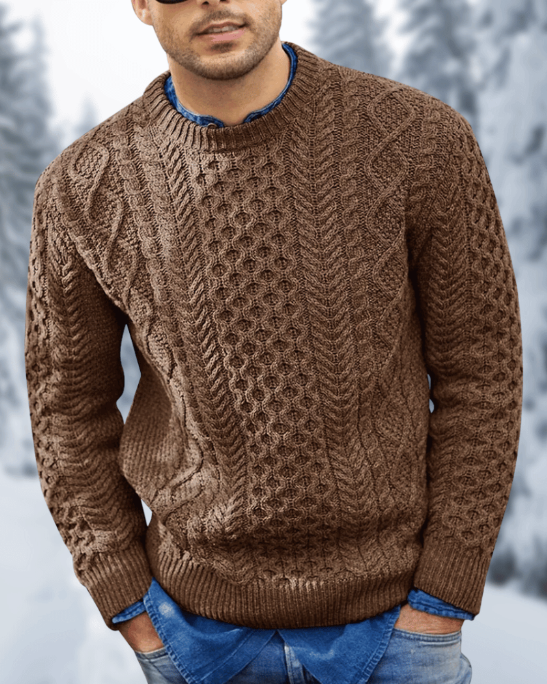 Brent | Men's Knitted Sweater Warm Comfortable