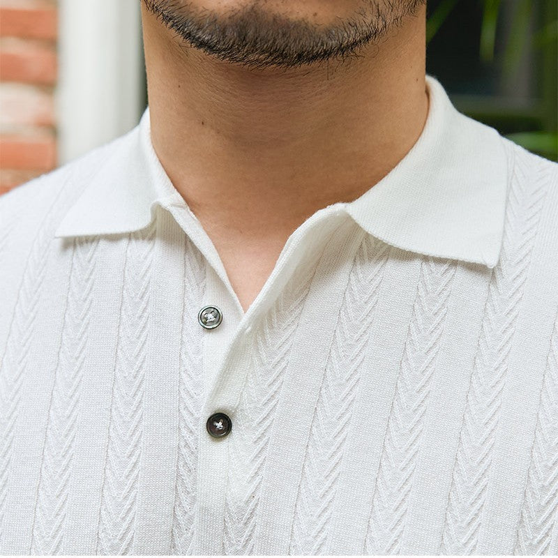 Regal Knit Polo – Timeless Style & Effortless Elegance