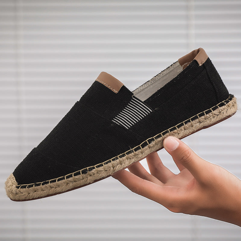 Men's Lightweight Canvas Loafers Casual Slip-On Shoes