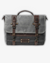 Vintage Canvas Laptop Messenger Bag – Waterproof, 15.7" Work Satchel