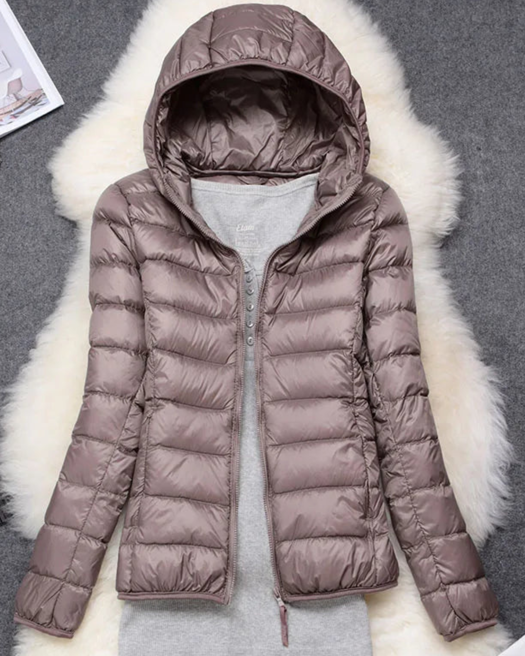 Stella | Women's Quilted Down Jacket with Hood