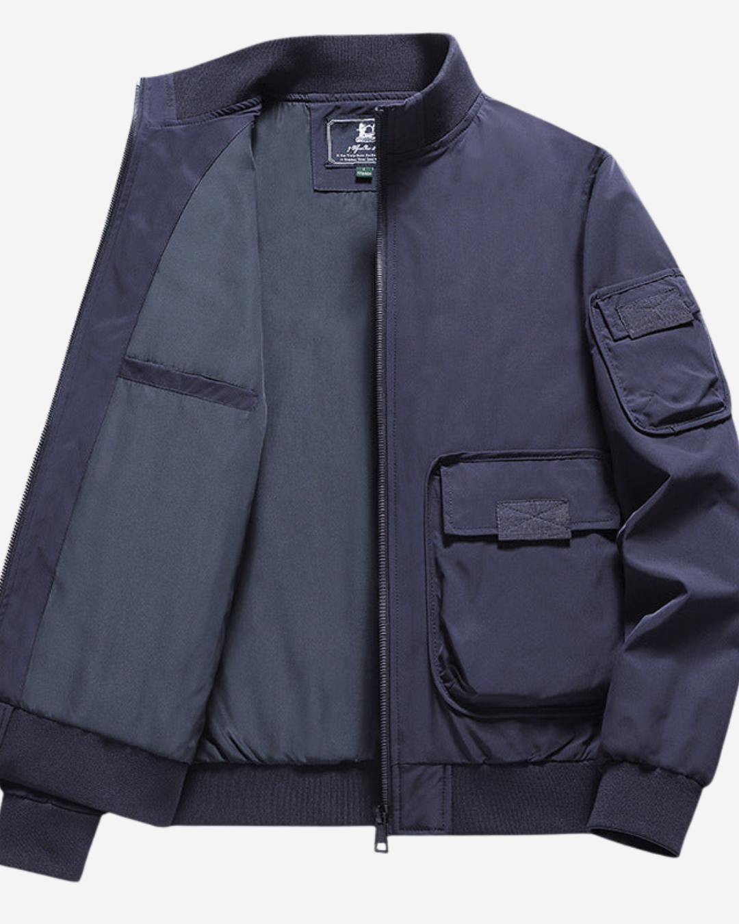 Andres | Men's Bomber Jacket Relaxed Fit with Patch Pockets