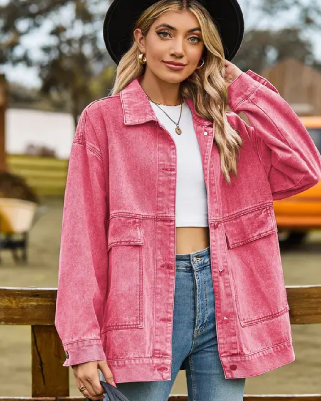 Vivian | Women's Slim Fit Retro Denim Winter Jacket