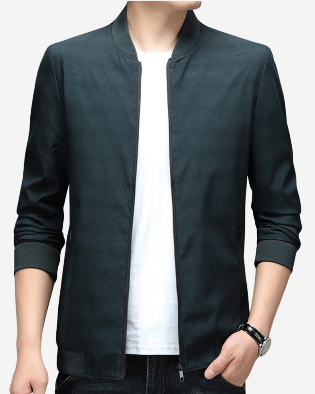 Simon | Men's Bomber Jacket Regular Fit with Sleek Finish