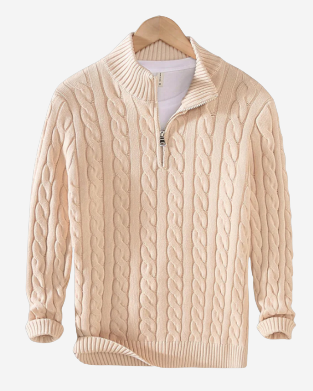 Sandro | Men's Half-Zip Cotton Sweater