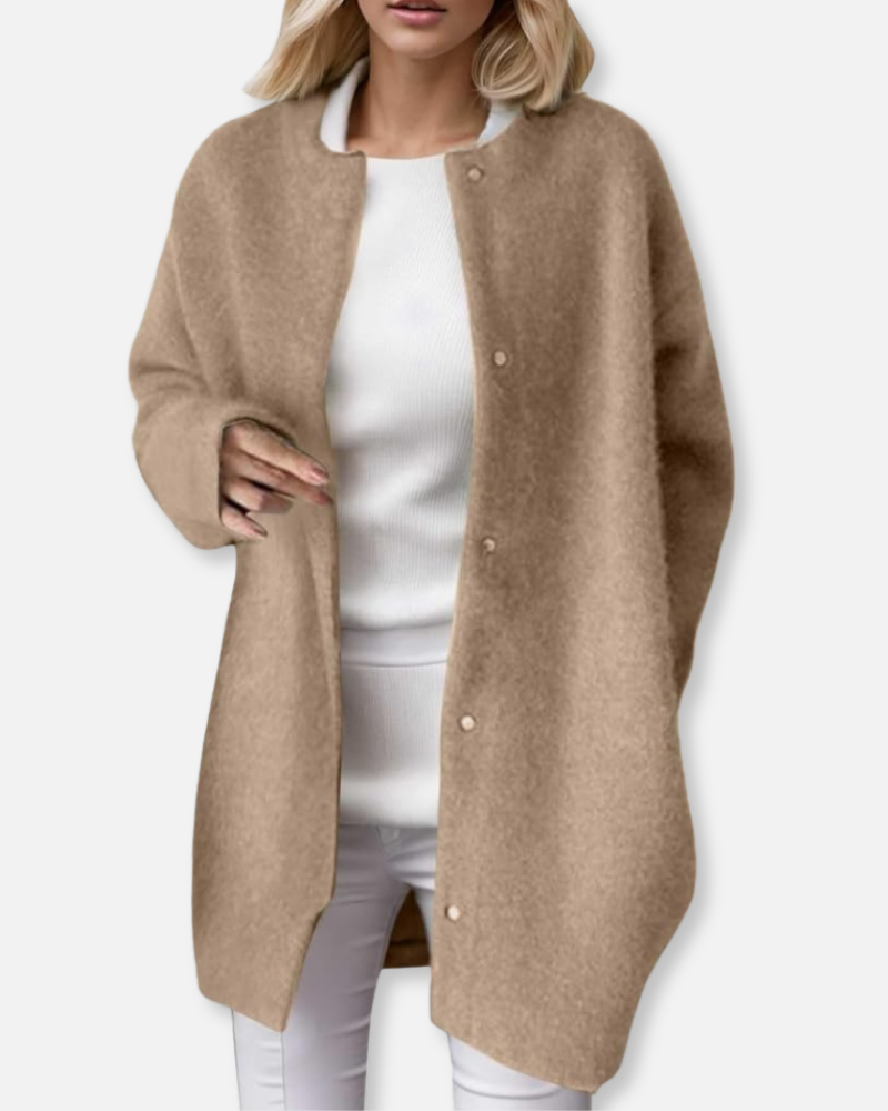 Camden Cozy Snap-Button Cardigan – Effortless Layering for Every Season