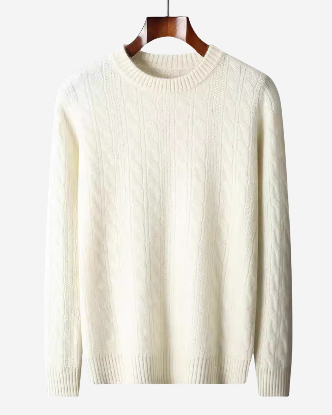 Elijah | Men's Mink Cashmere Knitted Sweater
