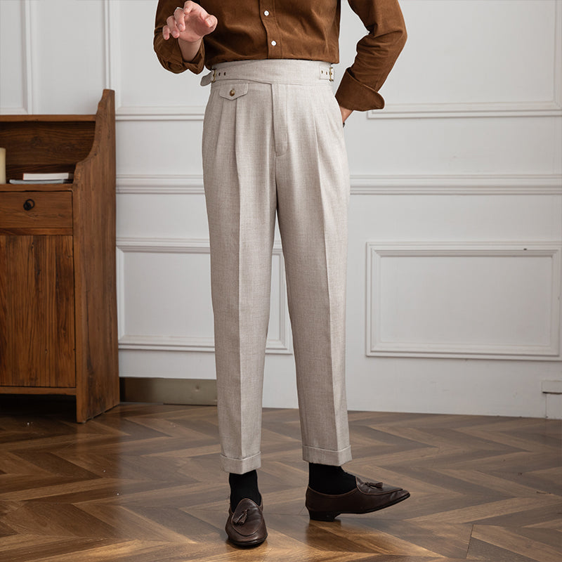 The Milan Straight-Leg High-Waist Trousers – Effortless Elegance & All-Day Comfort