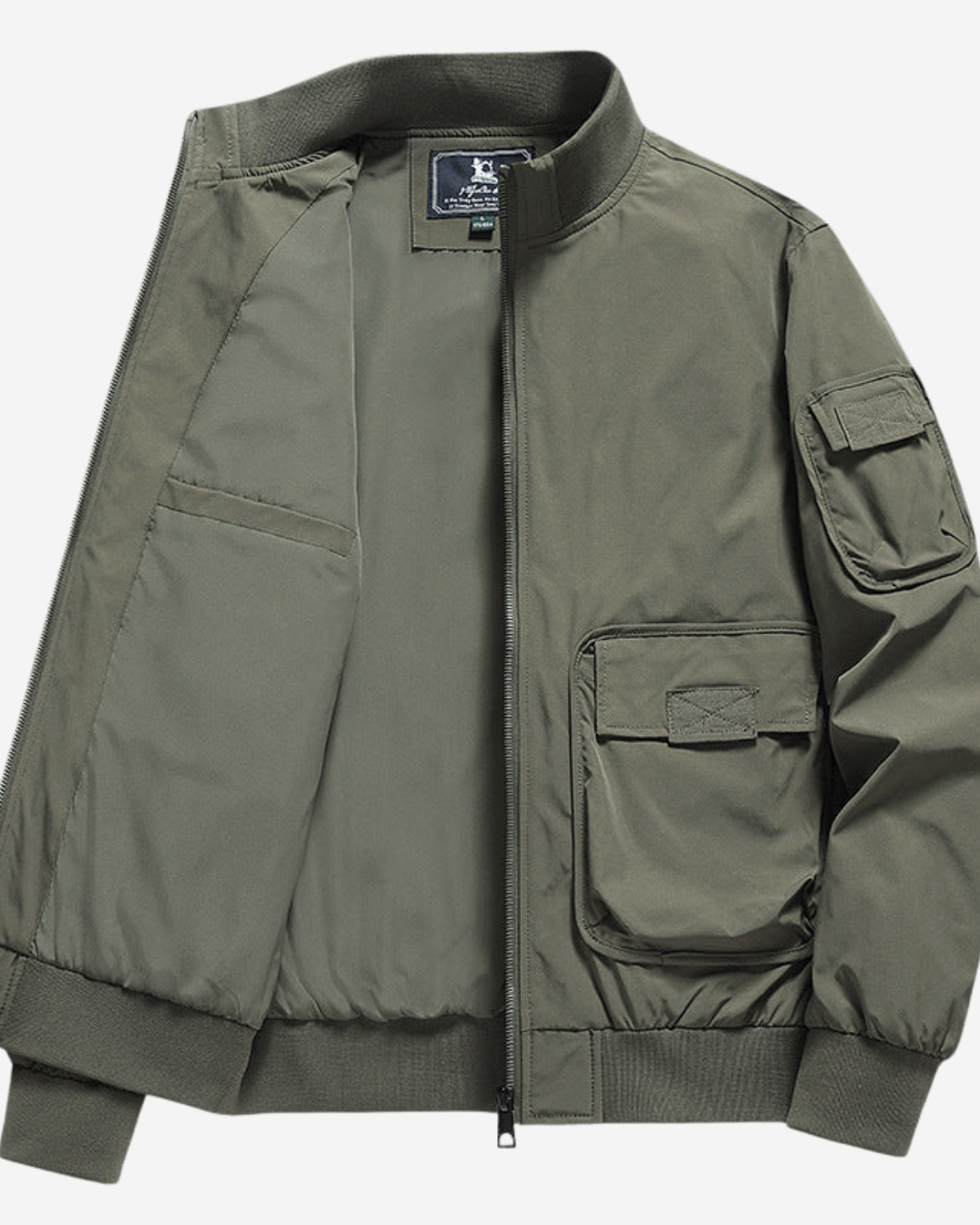 Andres | Men's Bomber Jacket Relaxed Fit with Patch Pockets
