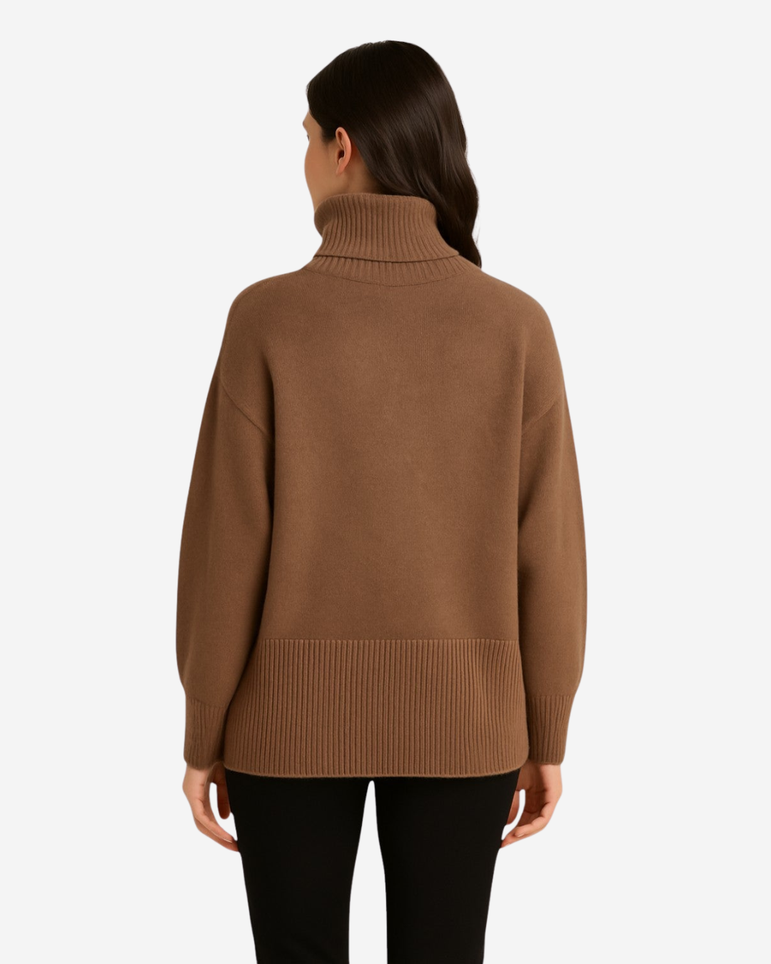 Maureen | Women's Oversized Knitted Turtleneck Sweater