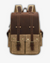 Vintage Canvas Laptop Rucksack – Waterproof, 25L, Leather Trim