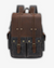Vintage Canvas Laptop Rucksack – Waterproof, 25L, Leather Trim