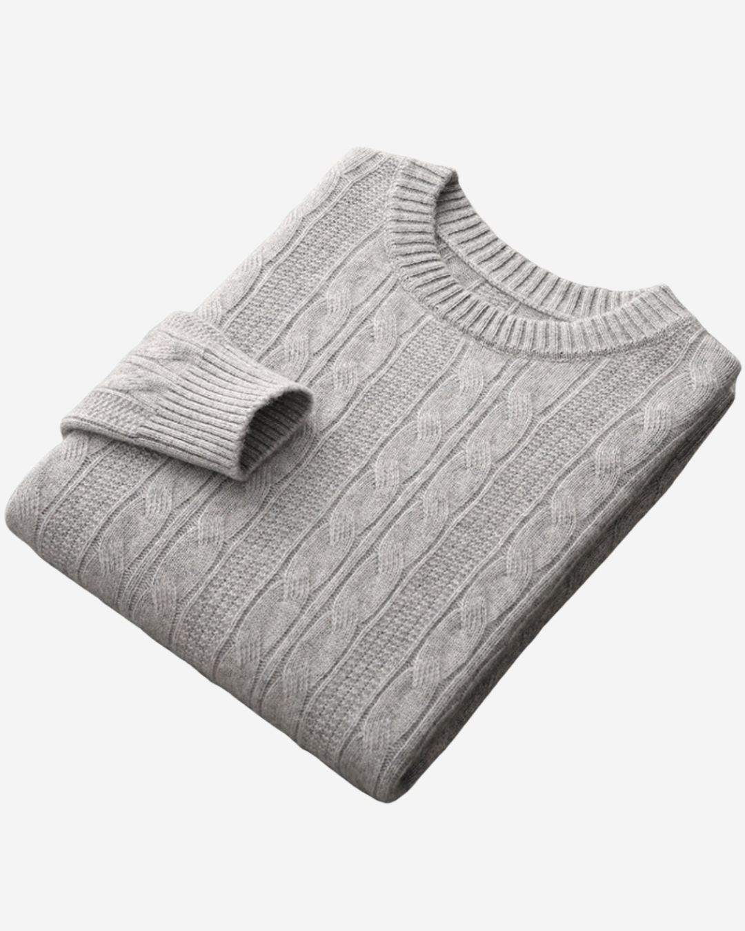 Elijah | Men's Mink Cashmere Knitted Sweater