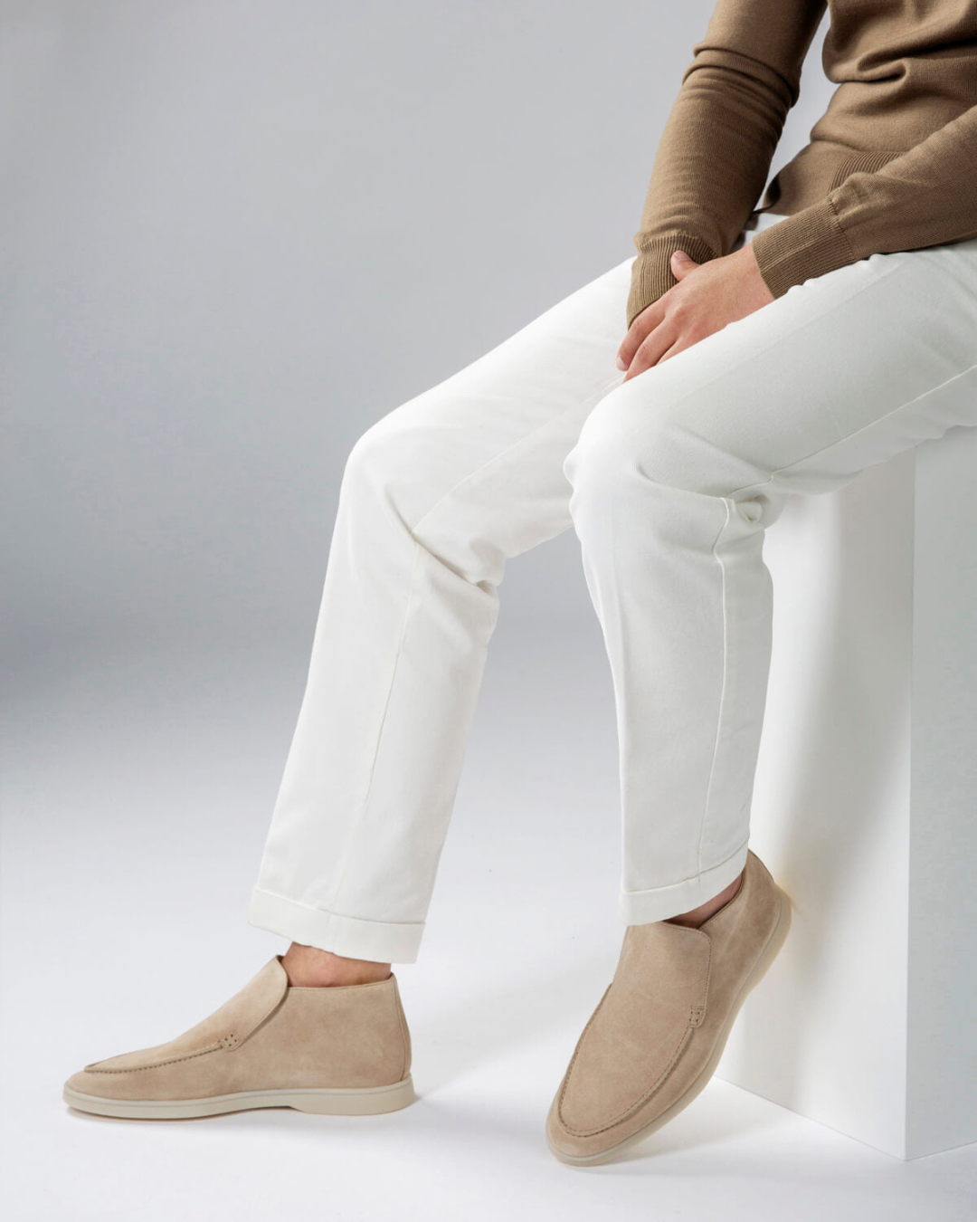 PRINCE CHARMING Beige Suede Loafers | Elegant Comfort for Every Occasion
