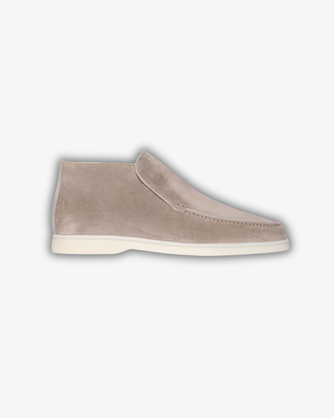 Prince Charming Grey Suede Loafers for Men | Luxe Comfort and Style