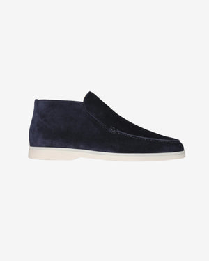 Prince Charming Navy Blue Suede Loafers for Men | Timeless Elegance and Ultimate Comfort