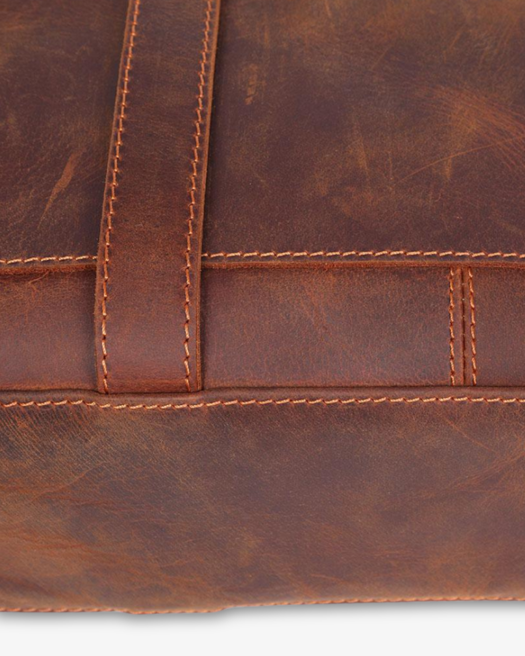 Aurora Coffee Leather Tote | Timeless Retro Elegance