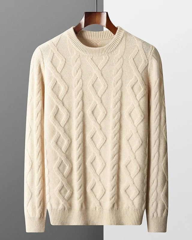 Prince Charming Textured Cashmere Sweater – Feel the Luxury, Radiate Confidence and Timeless Elegance