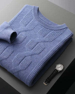 Cambridge Cashmere Cable Knit Sweater – Timeless Luxury