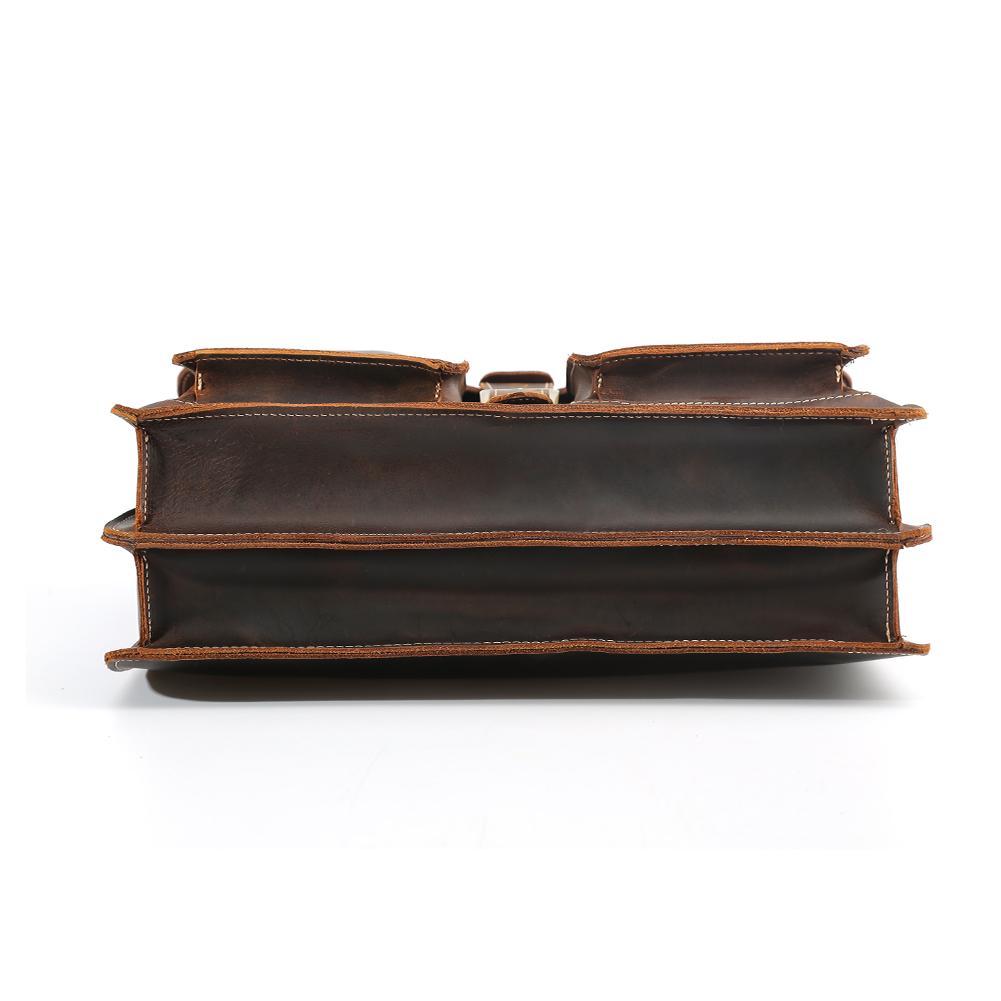 Niara Brown Leather Shoulder Bag | Timeless Vintage Elegance