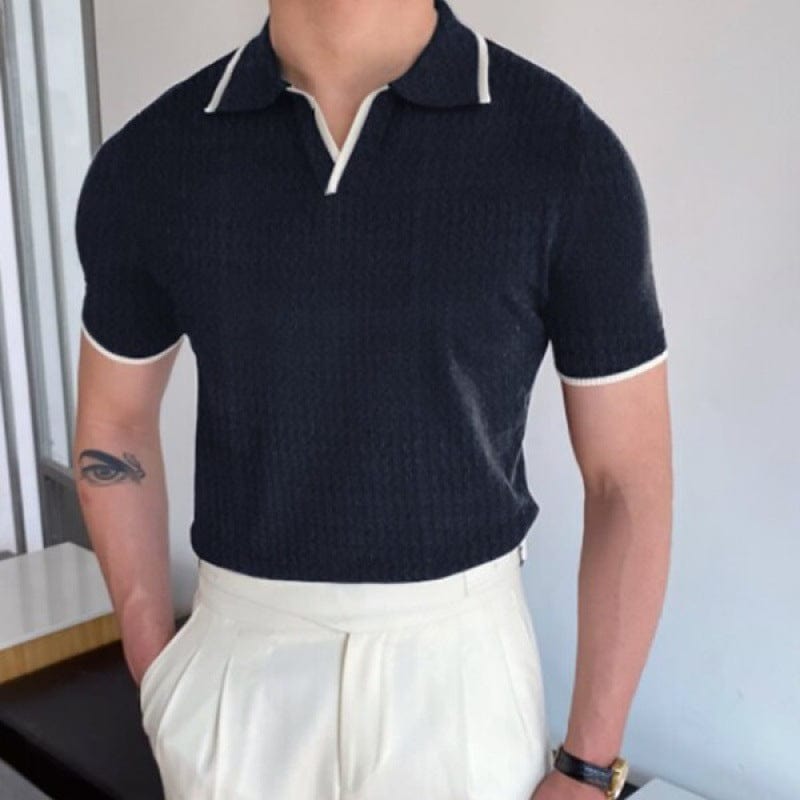 Heritage Collar Polo – Timeless Elegance and Refined Style