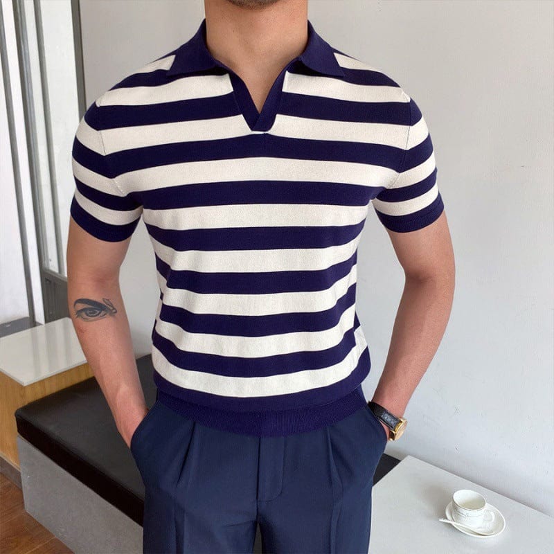 Heritage Collar Polo – Timeless Elegance and Refined Style