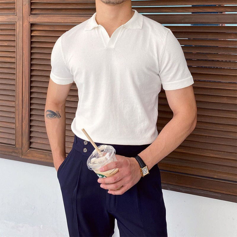 Heritage Collar Polo – Timeless Elegance and Refined Style