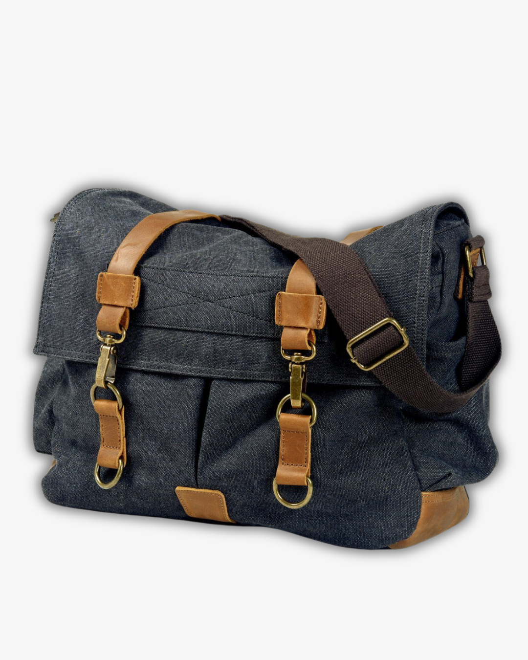 Men’s Canvas Messenger Bag – Durable Shoulder Satchel